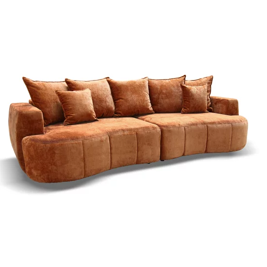 Canapea extensibilă Strada, ladă depozitare și spațiu de dormit 240x155 cm, spumă poliuretanică și arcuri sinusoidale, stofă rezistentă, 292x125x93 cm, personalizabil picture - 3