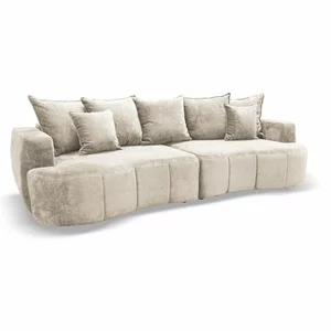 Canapea extensibilă Strada, ladă depozitare și spațiu de dormit 240x155 cm, spumă poliuretanică și arcuri sinusoidale, stofă rezistentă, 292x125x93 cm, personalizabil