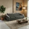 Canapea extensibilă Toledo, culoare personalizabila - 245x96x89 cm, cu tetiere reglabile și spațiu de dormit picture - 1