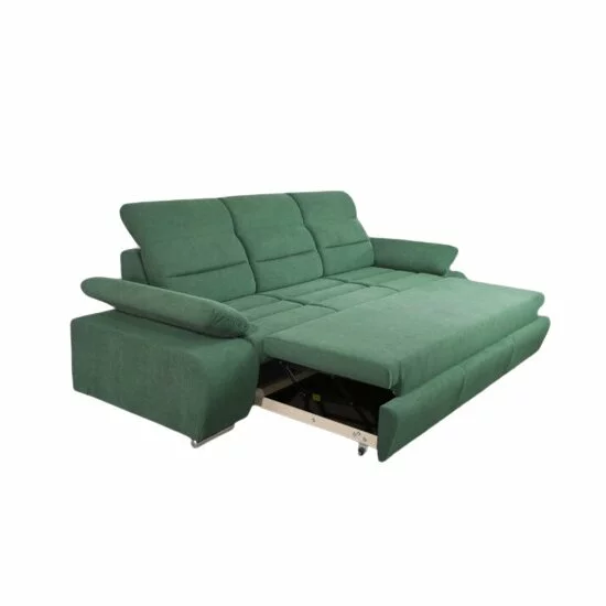 Canapea Venus, Extensibilă Cu Tetiere Reglabile, Cadru Lemn Masiv, 3 Locuri, Culoare La Alegere picture - 3