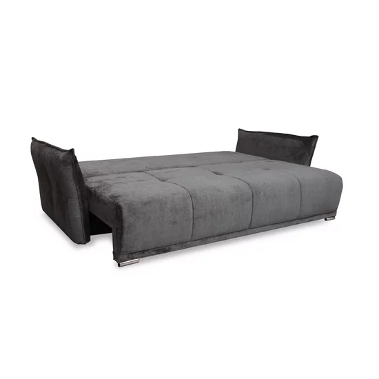 Canapea Vibe, extensibilă cu spațiu de dormit 195x146 cm, structură lemn masiv și PAL, spumă HR și arcuri, stofă kronos 22, 235x104x88 cm, gri picture - 4