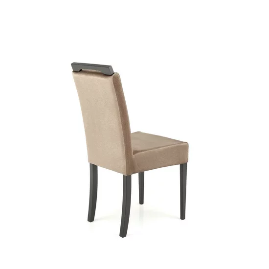 Scaun Clarion 2 tapițat, spătar înalt, cadru solid, 42x58x97 cm, bej picture - 5