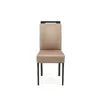 Scaun Clarion 2 tapițat, spătar înalt, cadru solid, 42x58x97 cm, bej picture - 2