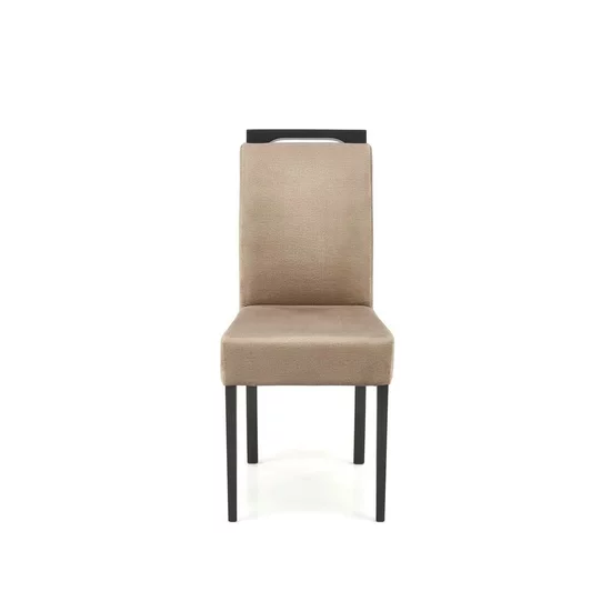 Scaun Clarion 2 tapițat, spătar înalt, cadru solid, 42x58x97 cm, bej picture - 2