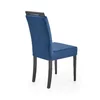 Scaun Clarion 2 tapițat, spătar înalt, cadru solid, 42x58x97 cm, albastru picture - 5