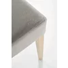 Scaun Clarion, design elegant, PAL + lemn, 42x58x97 cm, gri/stejar picture - 6