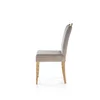 Scaun Clarion, design elegant, PAL + lemn, 42x58x97 cm, gri/stejar picture - 2