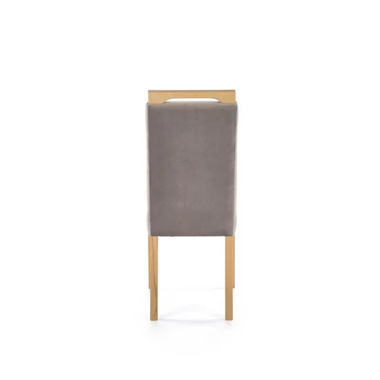 Scaun Clarion, design elegant, PAL + lemn, 42x58x97 cm, gri/stejar picture - 4