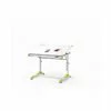 Birou Collorido copii, Culoare: Alb / Verde / Roz cu blat reglabil și accesorii colorate picture - 1