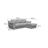 Coltar extensibil Roma 2 locuri, confort premium, spațiu depozitare, 240/180/105 cm, culoare personalizată picture - 3