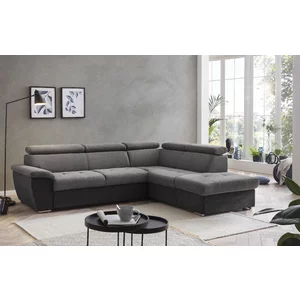 Colțar Asti, extensibil cu ladă depozitare, tetiere reglabile, ramă din lemn masiv, 262x216 cm, culoare personalizată