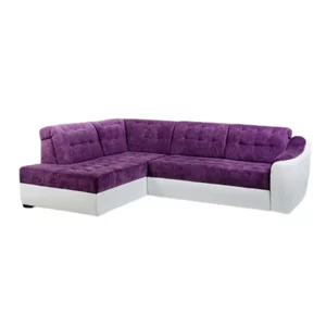 Colțar extensibil Antonio Mic, cu tetiere reglabile și ladă depozitare, 257x193 cm, culoare la alegere