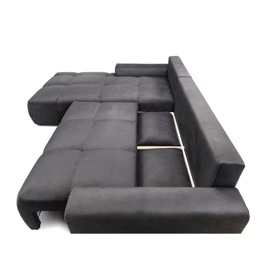 Colțar Atlantic extensibil, cu ladă de depozitare și arcuri independente, 306x224x92 cm picture - 5