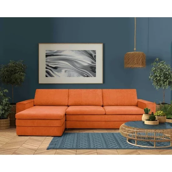 Coltar extensibil Atlanta, spațiu generos, tapițerie premium, 300x106 cm, culoare personalizată picture - 2