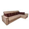 Colțar Paris Tip 2 extensibil, culoare personalizabila - 320x168 cm, cu tetiere reglabile, ladă de depozitare și saltea micro pocket picture - 7
