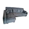 Colțar Paris Tip 2 extensibil, culoare personalizabila - 320x168 cm, cu tetiere reglabile, ladă de depozitare și saltea micro pocket picture - 5