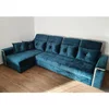 Colțar Paris Tip 2 extensibil, culoare personalizabila - 320x168 cm, cu tetiere reglabile, ladă de depozitare și saltea micro pocket picture - 12
