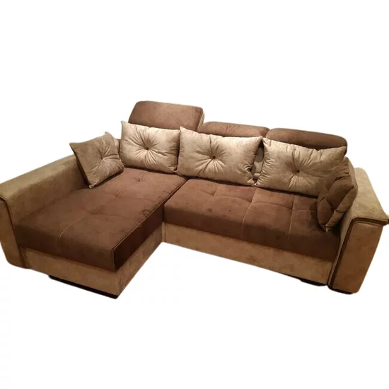 Colțar Paris Tip 1 extensibil,  culoare personalizabila - 240x165 cm, cu ladă de depozitare, saltea memory foam și micro pocket, structură din fag picture - 12