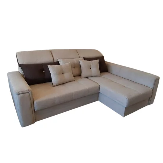 Colțar Paris Tip 1 extensibil,  culoare personalizabila - 240x165 cm, cu ladă de depozitare, saltea memory foam și micro pocket, structură din fag picture - 11