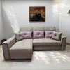 Colțar Paris Tip 1 extensibil,  culoare personalizabila - 240x165 cm, cu ladă de depozitare, saltea memory foam și micro pocket, structură din fag picture - 8