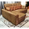 Colțar Paris Tip 1 extensibil,  culoare personalizabila - 240x165 cm, cu ladă de depozitare, saltea memory foam și micro pocket, structură din fag picture - 2