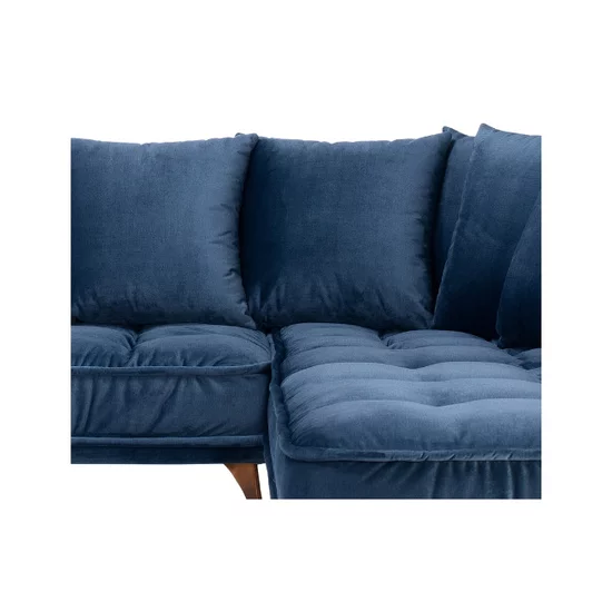 Colțar fix Belavio Set 2, cu șezut matlasat și picioare metalice, 288x210x92 cm, culoare la alegere picture - 4