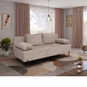 Colțar Belavio fix Set 10, design elegant, tapițerie moale, picioare metalice, 374x210(175)x92 cm, culoare personalizată