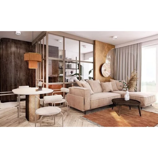 Colțar Bellissa Set 2, Modular Cu Spațiu Generos, Confort Premium, 295x250x109 cm, Culoare La Alegere picture - 4