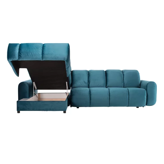 Colțar Bullet extensibil, cu tetiere reglabile, tapițat cu stofă, 294x194x80 cm picture - 5