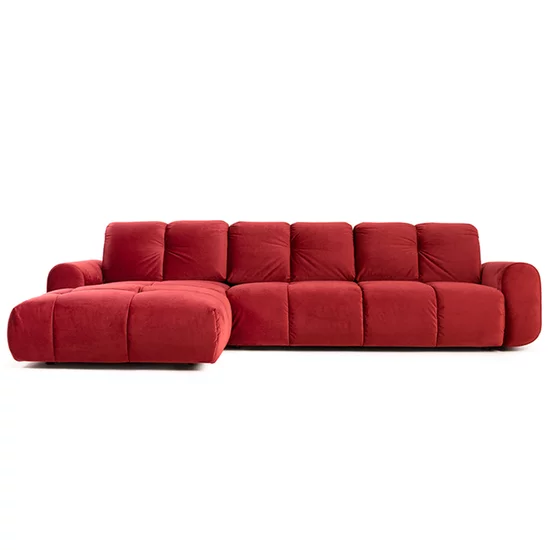 Colțar Bullet extensibil, cu tetiere reglabile, tapițat cu stofă, 294x194x80 cm picture - 4