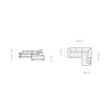 Coltar CAMPO L, 292X220X101 cm, materiale personalizabile, gama Premium, cu reglaj electric si tetiere reglabile picture - 3