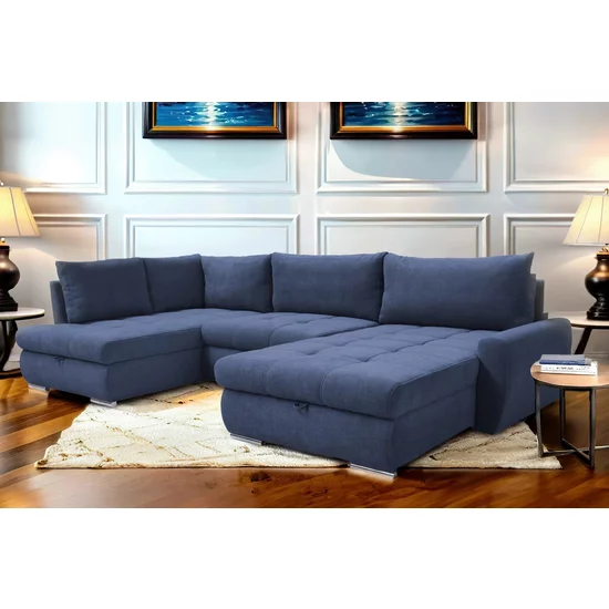 Colțar Canyon, extensibil cu spațiu de dormit 290x160 cm, spumă poliuretanică și arcuri, 325x172x88 cm, personalizabil picture - 12