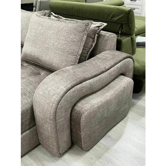 Colțar extensibil Monza, 2 locuri, ladă depozitare, structură lemn masiv + PAL, saltea relaxa, 290x185x110 cm, personalizabil picture - 4