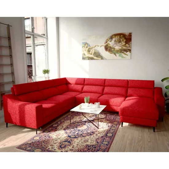 Coltar cu insulă Malibu U, spațiu generos, tapițerie premium, 145/88/93 cm, culoare personalizată picture - 3