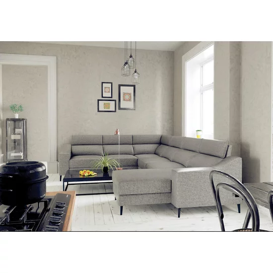 Coltar cu insulă Malibu U, spațiu generos, tapițerie premium, 145/88/93 cm, culoare personalizată picture - 2