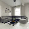 Coltar cu insulă Malibu U, spațiu generos, tapițerie premium, 145/88/93 cm, culoare personalizată picture - 1