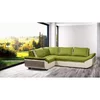 Colțar Elixir extensibil, culoare personalizabila - 258x188 cm, suprafata de dormit 130x200 cm, cusături ornamentale, ladă depozitare picture - 4