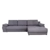 Colțar extensibil Everest, formă în L, tapițerie boucle, 308x213x90 cm, gri picture - 9