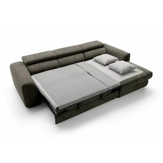 Colțar extensibil Bluvel l, ladă de depozitare generoasă, spațiu de dormit, stofă catifelată premium, dimensiuni 292 x 186 cm picture - 10