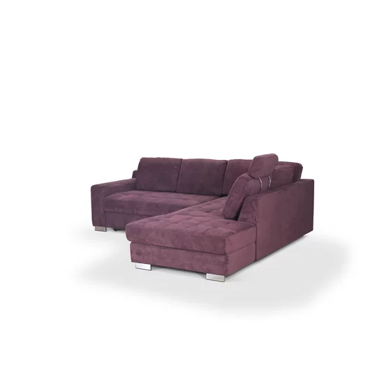 Colțar extensibil Arco, tetiere rabatabile și spătar reglabil, cadru lemn și poliuretan, 262x241 cm, diverse culori picture - 5