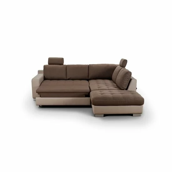 Colțar extensibil Arco, tetiere rabatabile și spătar reglabil, cadru lemn și poliuretan, 262x241 cm, diverse culori picture - 12