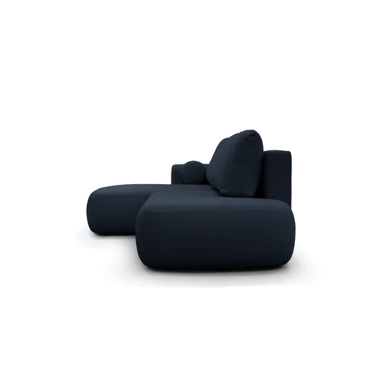 Colțar Extensibil Ariola Cu Ladă Depozitare, Stofă Catifea, 286x175x91 cm, Gri picture - 15