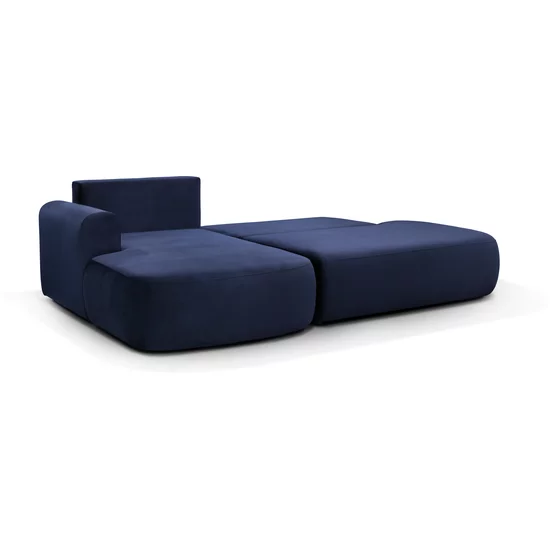 Colțar Extensibil Ariola Cu Ladă Depozitare, Stofă Catifea, 286x175x91 cm, Gri picture - 16