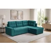 Colțar extensibil Armorio, design modern, confort sporit, material textil premium, 240x173 cm, gri picture - 1