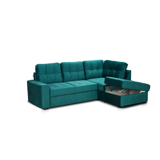 Colțar extensibil Armorio, design modern, confort sporit, material textil premium, 240x173 cm, gri picture - 5