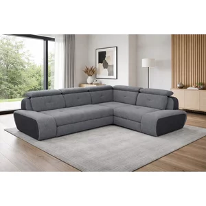 Colțar extensibil Blood Mare, culoare personalizabila - 303x227 cm, funcție sertar și tetiere rabatabile