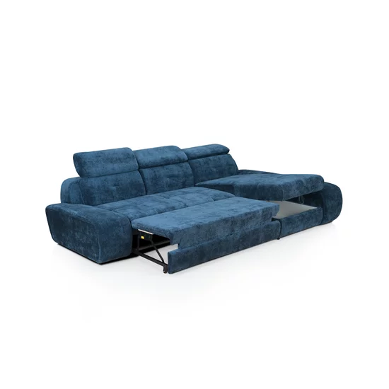 Coltar extensibil Blood Mic, L298 x l183 cm, cu lada depozitare, tetiere reglabile, diverse culori picture - 6