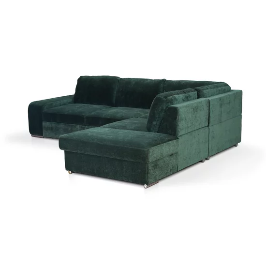 Colțar extensibil Brazilia,culoare personalizabila - 286x242 cm, tetiere rabatabile și brațe reglabile, cadru lemn și poliuretan picture - 10