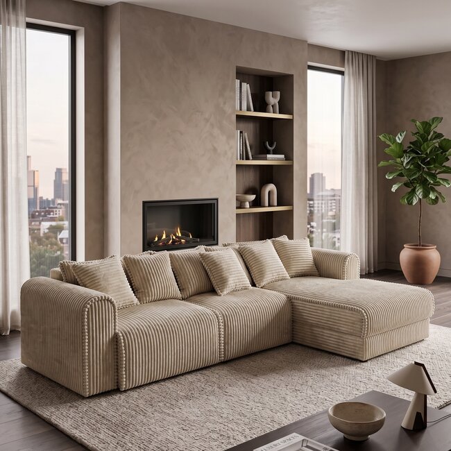 Coltar extensibil Diana - 345X290, suprafata de dormit 160x200 cm, culoare personalizabila