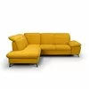 Colțar extensibil Lora, culoare personalizabila - 268x212 cm, tetiere rabatabile, cadru lemn esență tare și PAL, arcuri sinusoidale și poliuretan, picioare metalice H 12,3 cm picture - 8